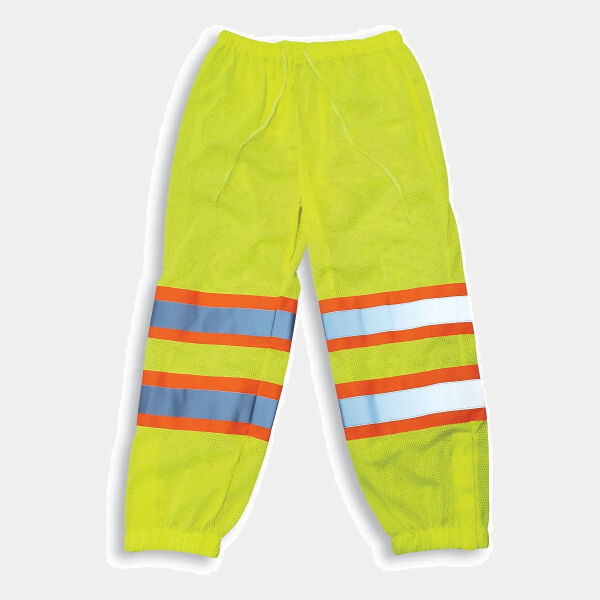 Big K Clothing - Lime Mesh Polyester Pant Thumbnail