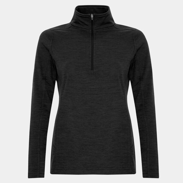 ATC™ DYNAMIC HEATHER FLEECE 1/2 ZIP LADIES' SWEATSHIRT. L2022 Thumbnail