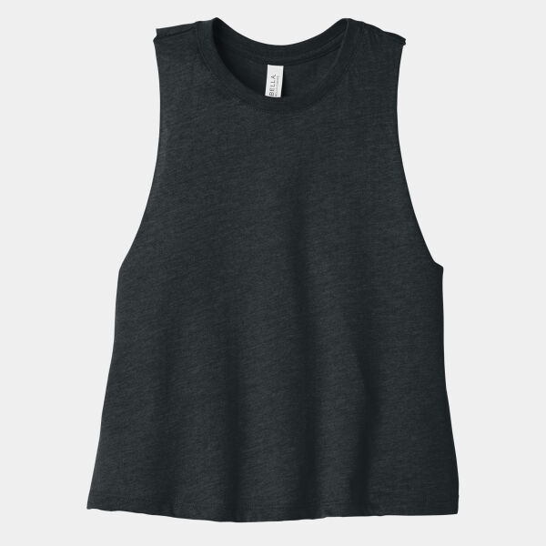 BELLA + CANVAS Women's Racerback Crop Tank Thumbnail